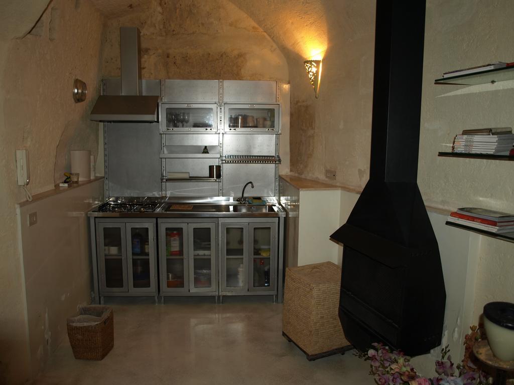Apartmán Casa Grotta Le Terrazze Matera Pokoj fotografie
